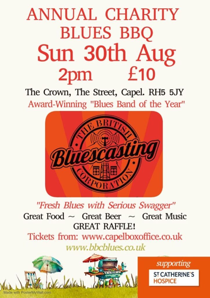 Annual Charity Blues BBQ with 'The British Bluescasting Corporation'
